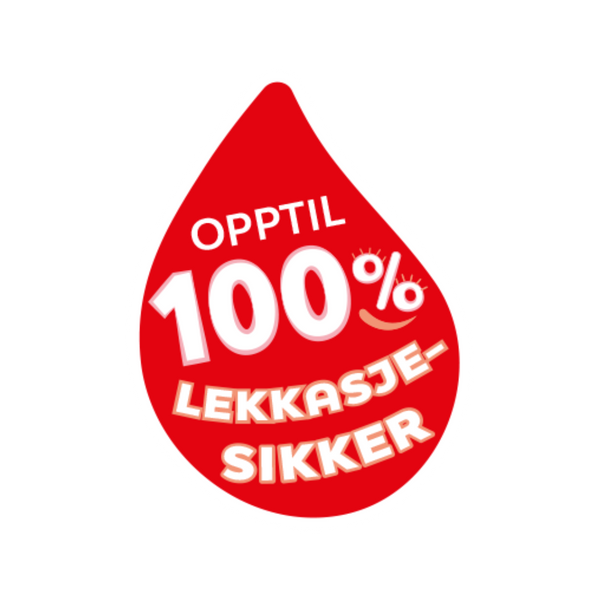 Opptil 100 % lekkasjesikker