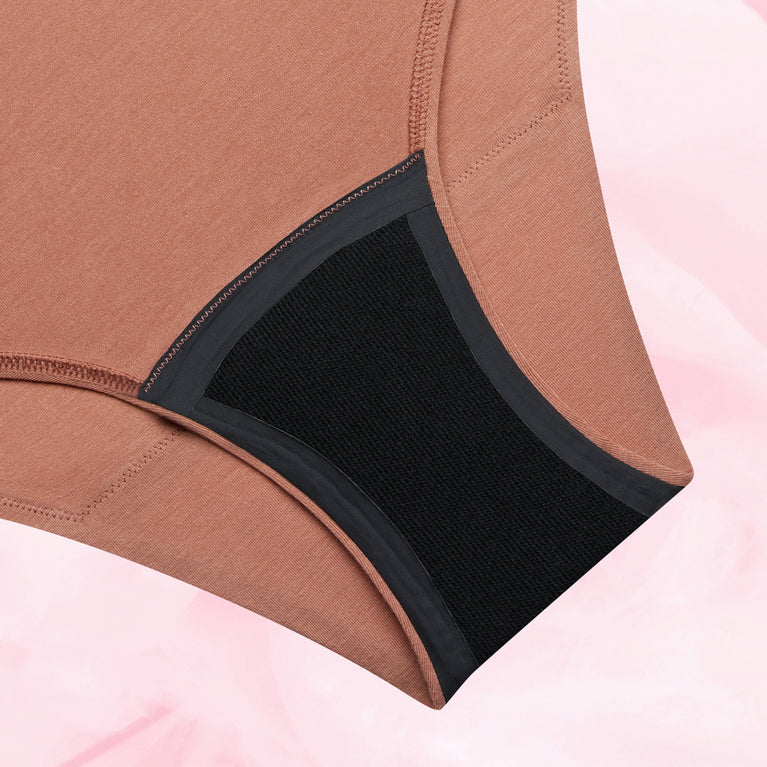 Premium Comfort Brazilian Moderate Mens Menstrual Underwear with TENCEL™ Lyocell.