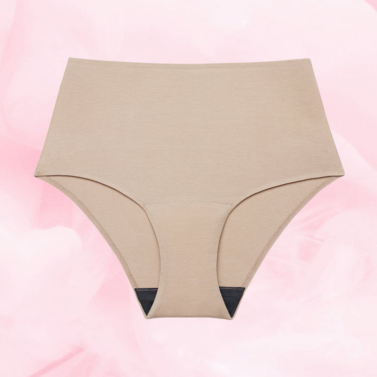 Premium Comfort High Waist Lite Mens Menstruser with full coverage and high waist.