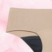 Premium Comfort Hipster Lite Mens Menstruser med beige farge og sort fôr.