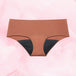 Premium Comfort Hipster Lite Mens menstruser i rustfarge med svart fôr.