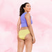 ComfortFit Essentials Brazilian for medium flow, featuring breathable, OEKO-TEX®-certified design.