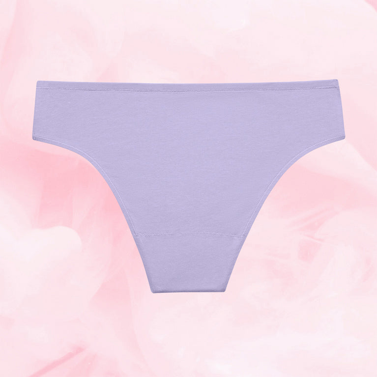ComfortFit Essentials Brazilian men's brief, breathable, designed for light menstrual days.