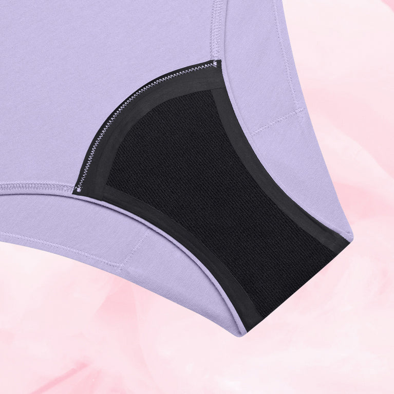 ComfortFit Essentials Brazilian for medium flow, offering secure 12-hour protection.