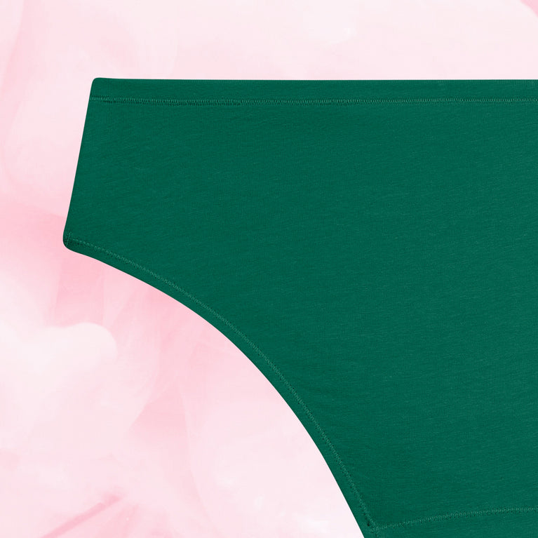 ComfortFit Essentials Brazilian menstruse with high waist, breathable design.