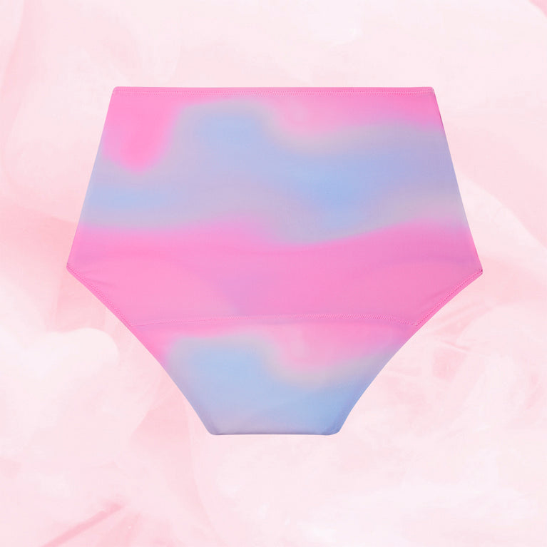 High Waist Kraftig Mens Menstruse i gradientdesign.