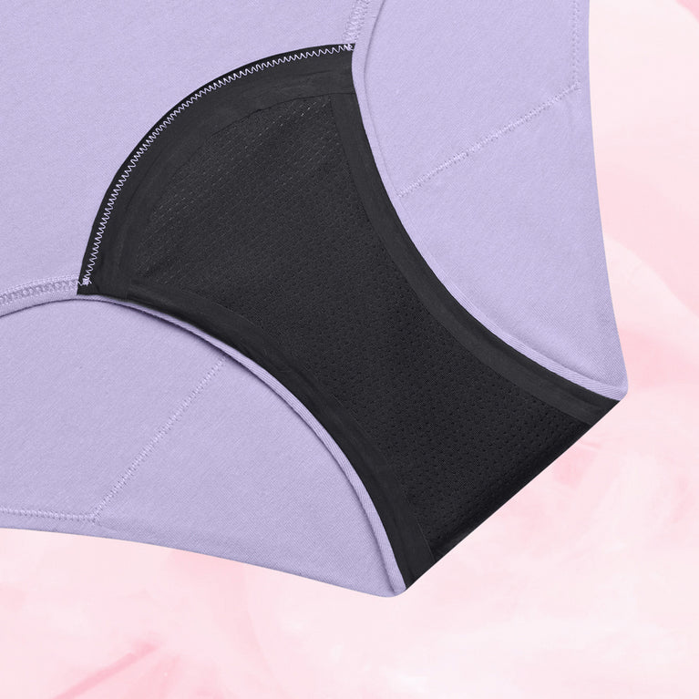 ComfortFit Essentials Hipster for light flow, featuring breathable, eco-friendly design.