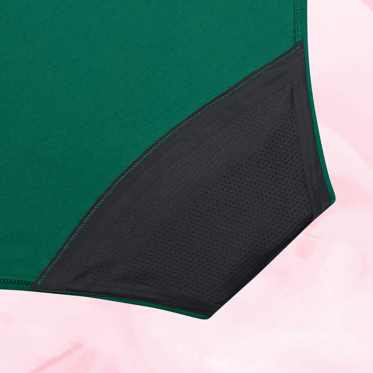 ComfortFit Essentials Hipster med svart, perforert mesh-gusset for kraftig mens.