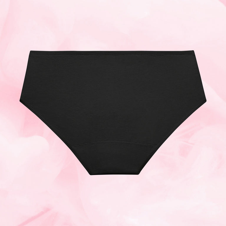 ComfortFit Essentials Hipster for light flow, breathable, OEKO-TEX®-certified.