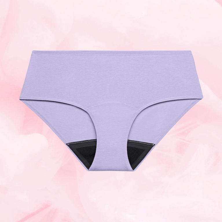 ComfortFit Essentials Hipster for light flow, featuring breathable, OEKO-TEX®-certified design.
