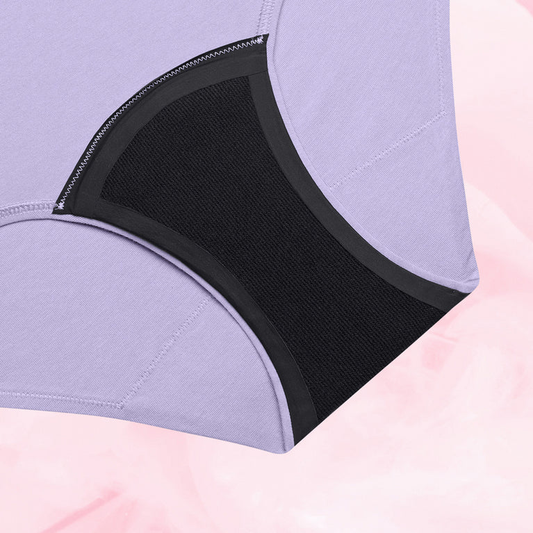 ComfortFit Essentials Hipster, breathable menstrual underwear, OEKO-TEX® certified.