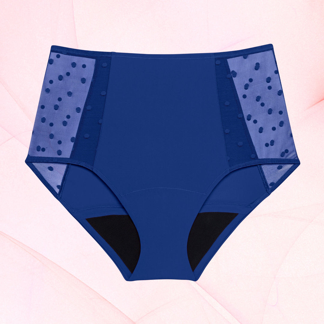 Period Underwear
      Middels menshigh-waist-dots-moderate