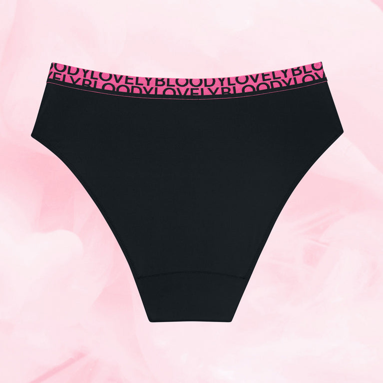 High Leg Lite Mens Menstruse, reusable and absorbent, offers comfort and sustainability.