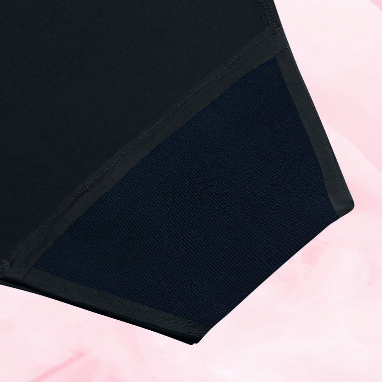 High Leg Middels Mens Menstruse, high-cut, reusable, and absorbent.