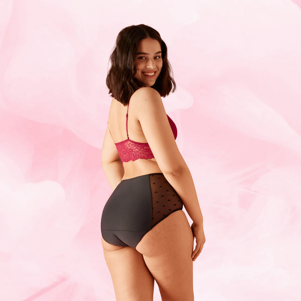 High Waist Dots Lite Mens Menstruse