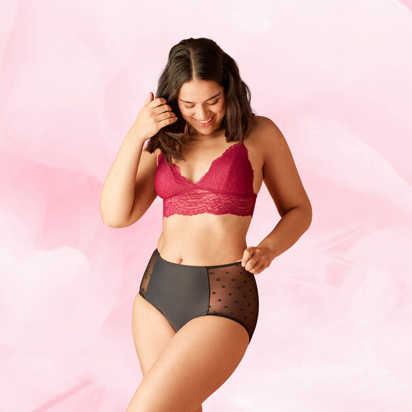 High Waist Dots Lite Mens Menstruse