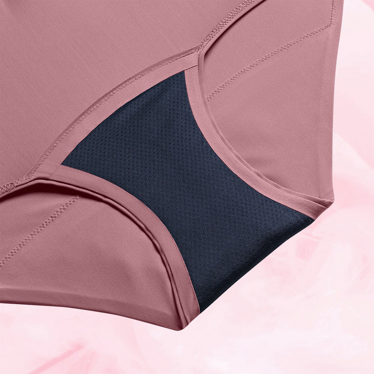High Waist Kraftig Mens Menstruse med fukttransporterende panel.