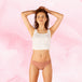 Premium Comfort Brazilian Moderate menstrual underwear with full coverage and soft design.