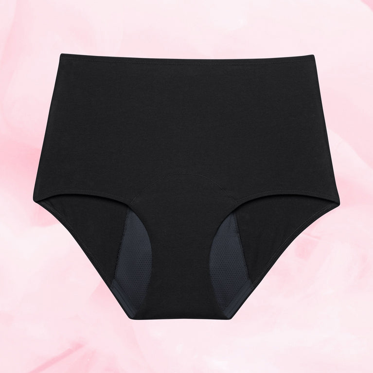 Sleepwear High Waist Menstruse med forlenget kile