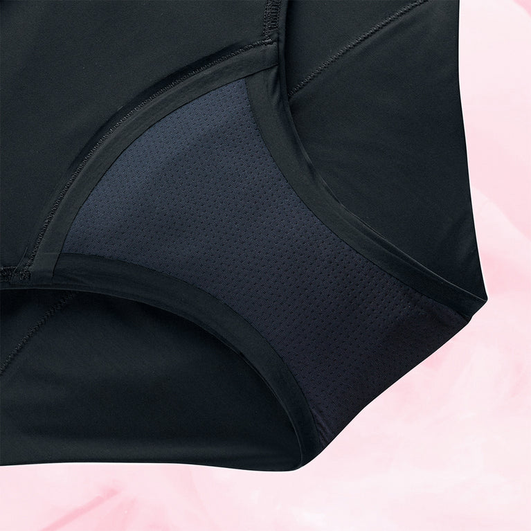 Hipster Side Lace Middels Mens Menstruse with lace detail for moderate flow.