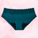 Hipster Full Lace Middels Mens Menstruse, lace trim, high-hip comfort.