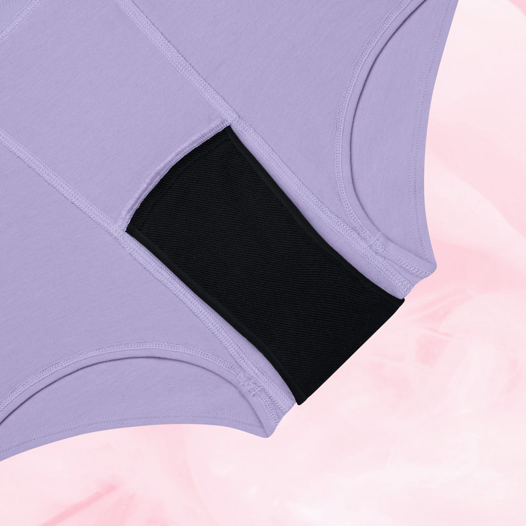 Teens Boxer for kraftig mens med sort absorbent fôr.