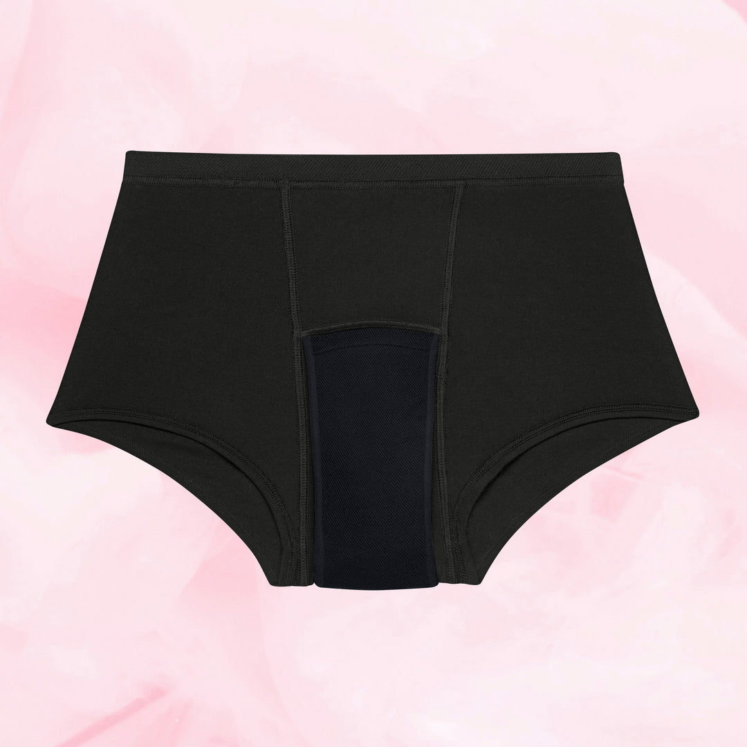 Teens Sleepwear Boxer for natten, høy midje, absorberende sone.