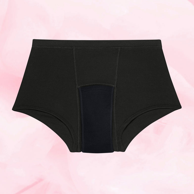 Teens Sleepwear Boxer for natten, høy midje, absorberende sone.