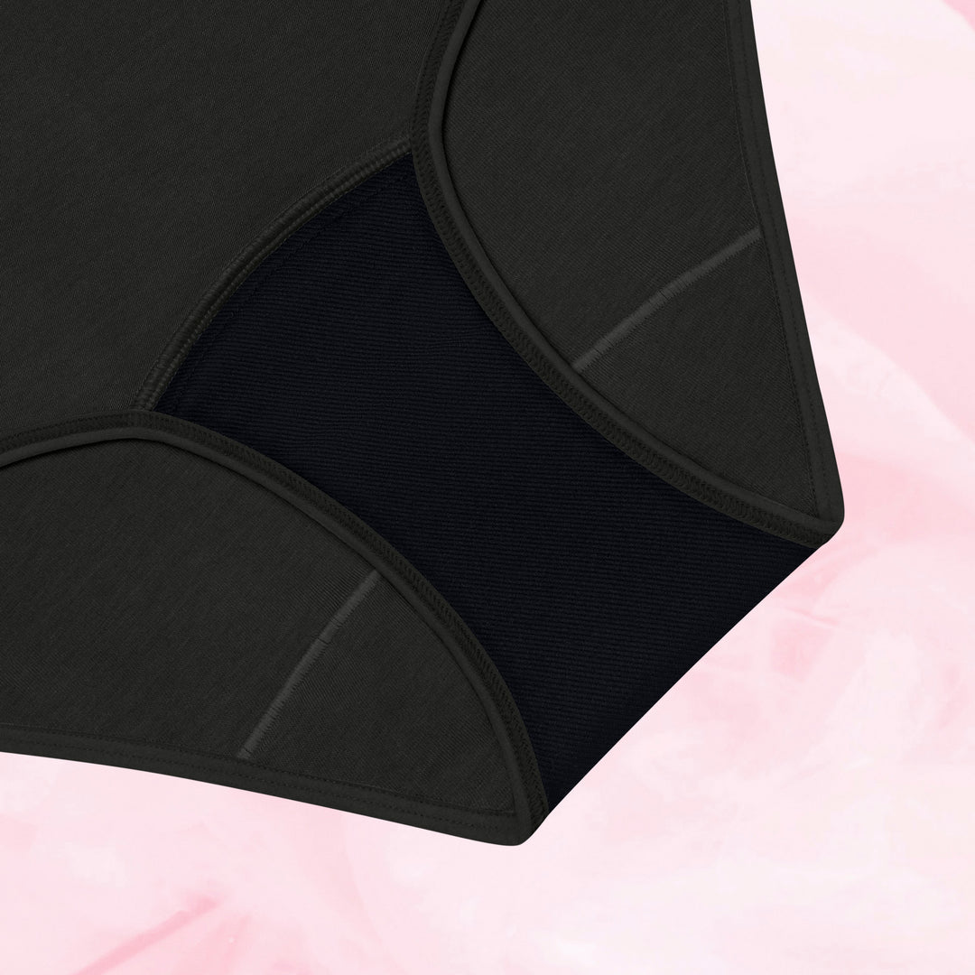 Teens Hipster (3-pakning) kraftig mens, nærbilde av truse.