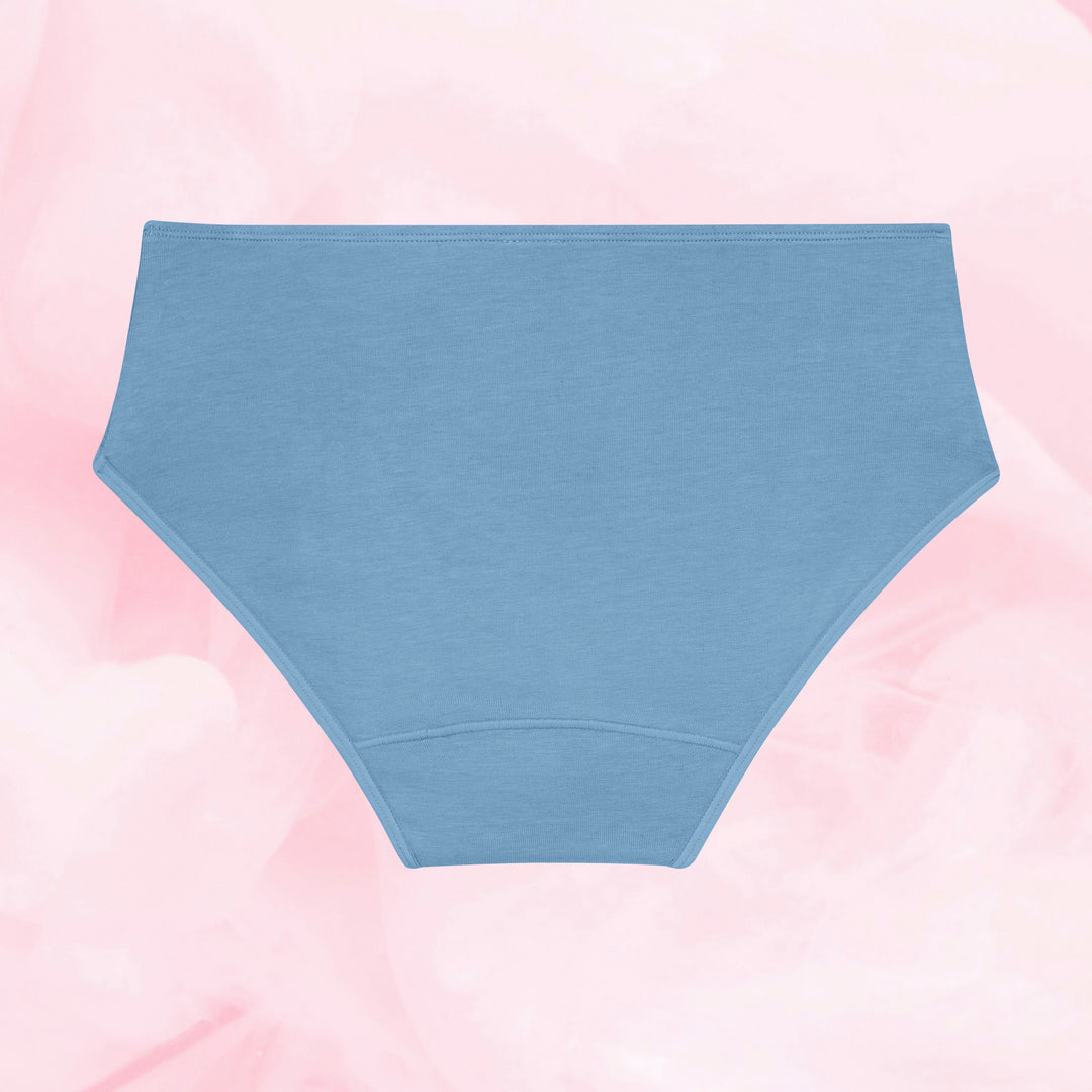 Teens Hipster for middels mens, lyseblå høytlivstruse for kvinner.