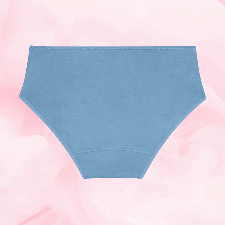 Teens Hipster for middels mens, lyseblå høytlivstruse for kvinner.