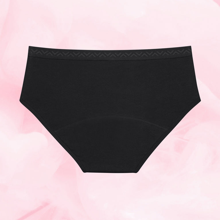 Teen Hipster Middels Mens Menstruse, washable, comfortable, absorbent period underwear.