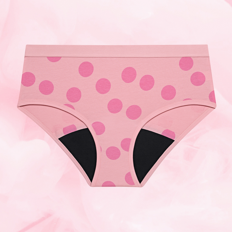Teen Hipster Middels Mens Menstruse, washable, absorbent, eco-friendly period underwear.
