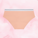 ComfortFit Essentials Hipster Logo menstrual underwear with high waist and sleek waistband.
