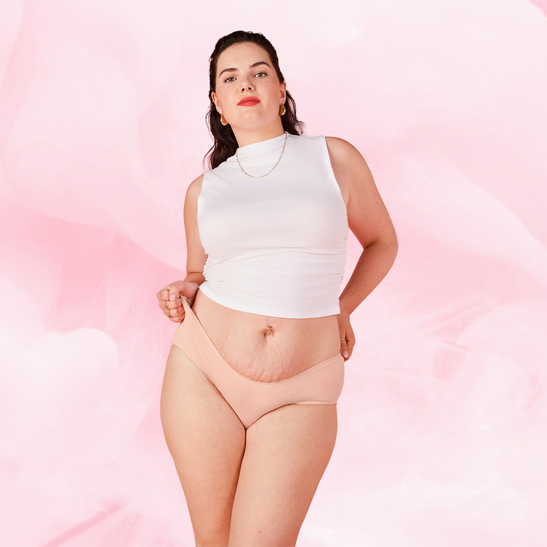 ComfortFit Essentials Hipster, eco-friendly menstrual underwear, OEKO-TEX® certified.