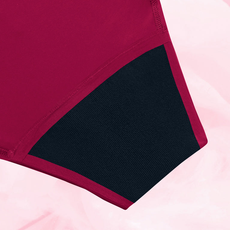 Brazilian Middels Mens Menstruse with soft waistband and sleek design.